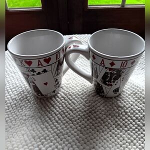 Set of Playing Cards Mugs